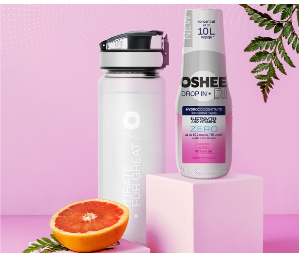 OSHEE Koncentrat napoju DROP IN grejpfrutowy + witaminy 500 ml - 1546749 - zdjęcie 2